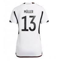 Maglie da calcio Germania Thomas Muller #13 Prima Maglia Femminile Mondiali 2022 Manica Corta